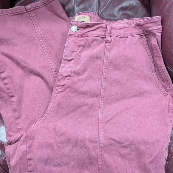 Women's Pink Jeans - Picture 1 of 9